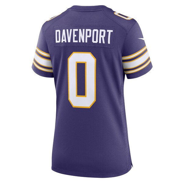 Marcus Davenport Minnesota Vikings Nike Women's Classic Player Game Jersey - Purple - Image 3