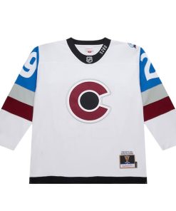Alternative view of Nathan MacKinnon Colorado Avalanche 2016-17 Power Play Jersey - White
