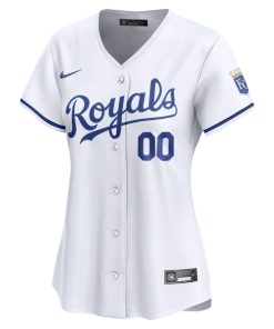 Alternative view of Kansas City Royals Nike Women's Home Limited Custom Jersey - White