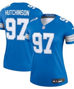 Aidan Hutchinson Detroit Lions Nike Women's Legend Jersey - Blue