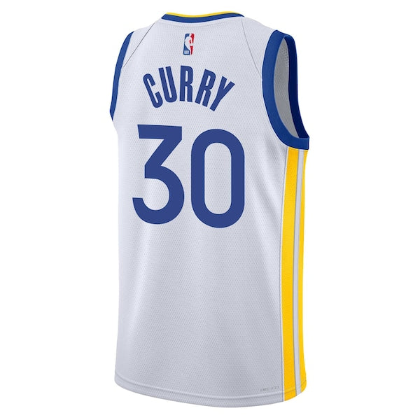 Stephen Curry Golden State Warriors Nike Youth Swingman Jersey - Association Edition - White - Image 3