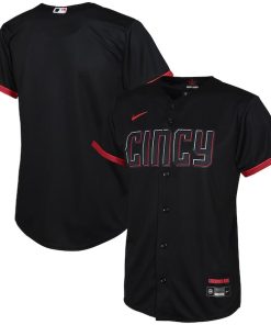 Cincinnati Reds Nike Toddler 2023 City Connect Replica Jersey - Black