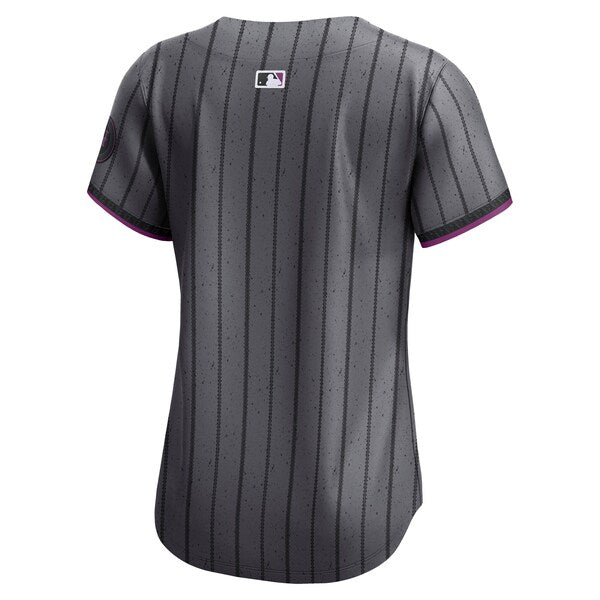 New York Mets Nike Women's City Connect Limited Jersey - Gray - Image 3