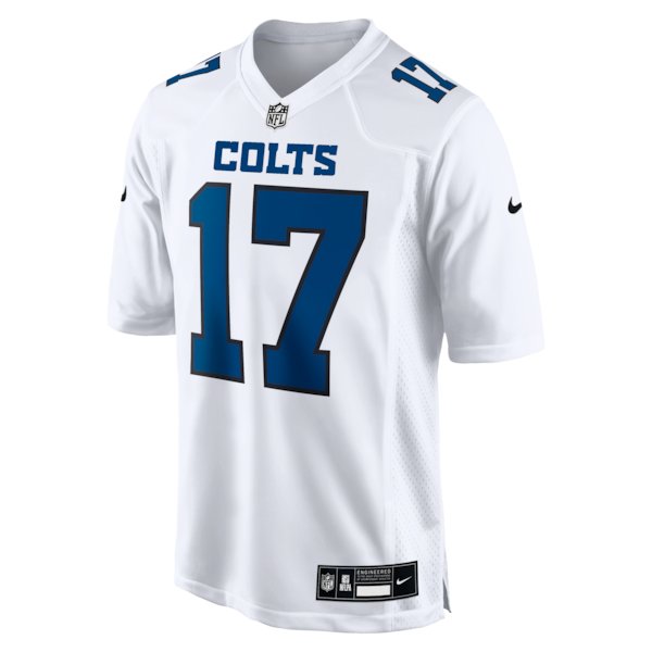 Daniel Jones Indianapolis Colts Nike Fashion Game Jersey - Tundra White/Black - Image 3