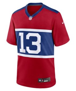Alternative view of Jalin Hyatt New York Giants Nike Alternate Player Game Jersey - Century Red