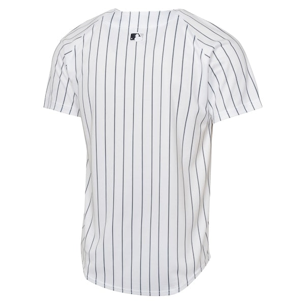 New York Yankees Nike Youth Home Blank Limited Baseball Jersey - White - Image 3