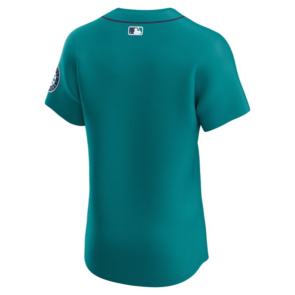 Seattle Mariners Nike Alternate Elite Jersey - Teal/White/Cream - Image 4
