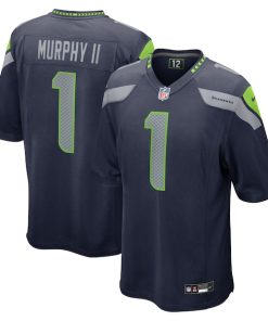 Byron Murphy II Seattle Seahawks Nike 2024 NFL Draft First Round Pick Player Game Jersey - College Navy