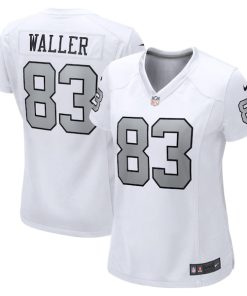 Darren Waller Las Vegas Raiders Nike Women's Player Jersey - White/Black