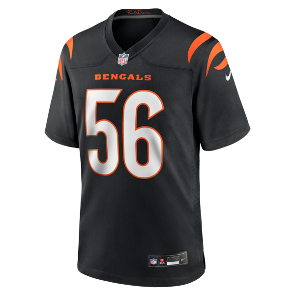 Myles Cole Cincinnati Bengals Nike Team Game Jersey - Black - Image 2