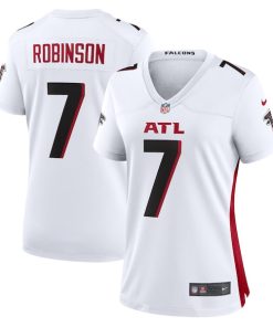 Bijan Robinson Atlanta Falcons Nike Women's Away Game Jersey - White