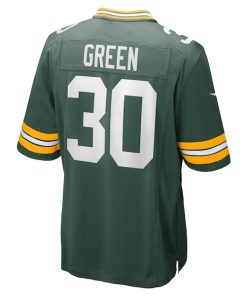 Alternative view of Ahman Green Green Bay Packers Nike Team Retired Player Game Jersey -  Green