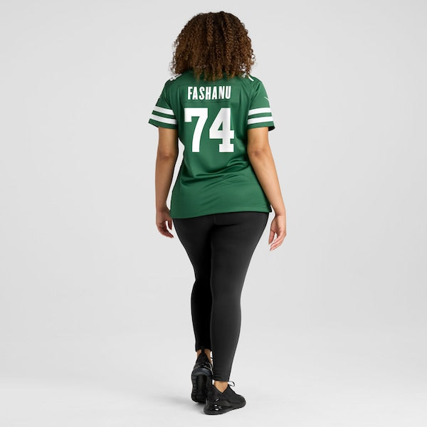 Olu Fashanu New York Jets Nike Women's Team Game Jersey - Legacy Green - Image 5