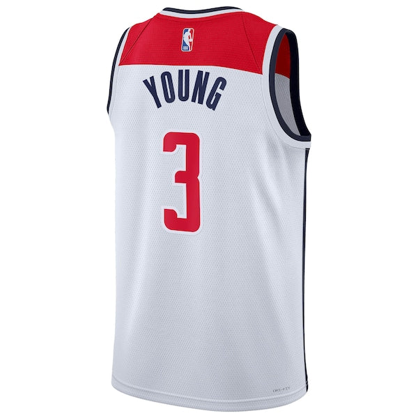 Trae Young Washington Wizards Nike Unisex Swingman Jersey - Association Edition - White - Image 3