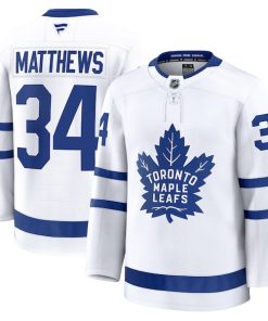 Auston Matthews Toronto Maple Leafs  Away Premium Jersey - White