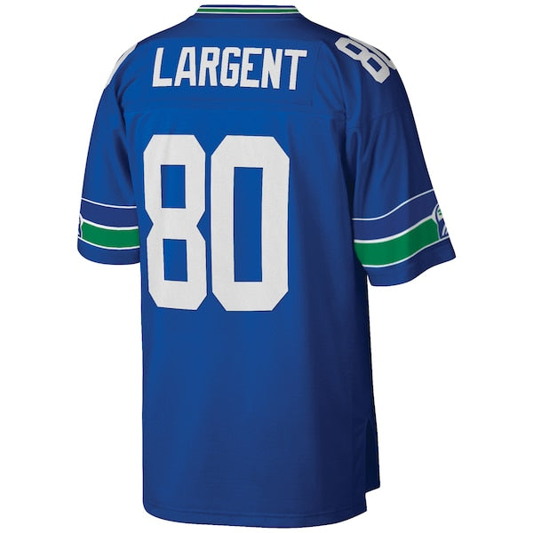 Steve Largent Seattle Seahawks Big & Tall 1985 Retired Player Replica Jersey - Royal - Image 3