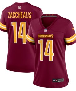 Alternative view of Olamide Zaccheaus Washington Commanders Nike Women's  Game Jersey -  Burgundy