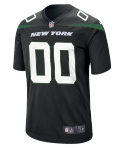 Alternative view of New York Jets Nike Youth Custom Game Jersey - Black