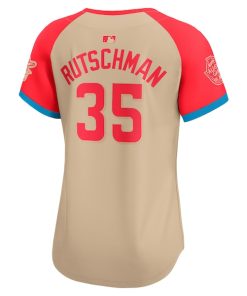 Alternative view of Adley Rutschman American League Nike Women's 2024 MLB All-Star Game Limited Player Jersey - Cream