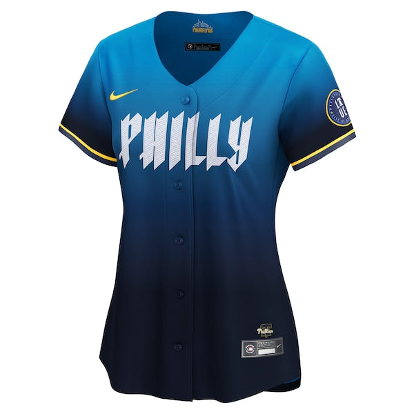 Trea Turner Philadelphia Phillies Nike Women's City Connect Limited Player Jersey - Navy - Image 2