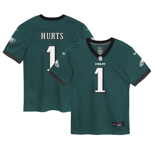 Jalen Hurts Philadelphia Eagles Nike Preschool Game Jersey - Midnight Green - Image 2