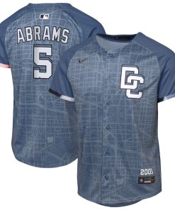 CJ Abrams Washington Nationals Nike Youth City Connect 2025 Limited Jersey - Blue