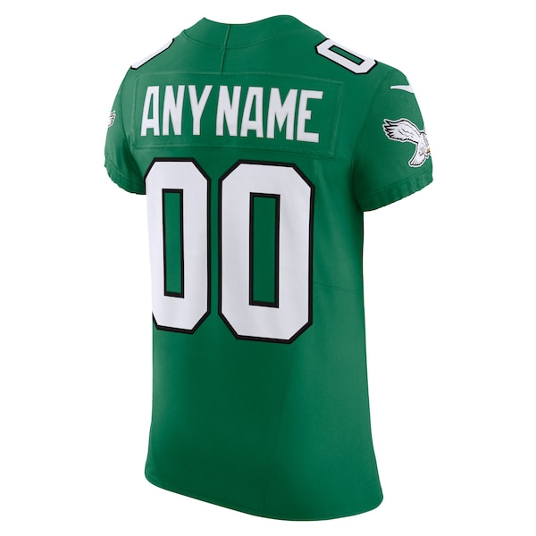 Philadelphia Eagles Nike 2nd Alternate Vapor F.U.S.E. Elite Custom Jersey - Kelly Green - Image 3