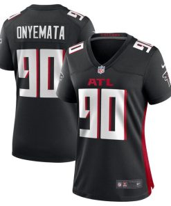 David Onyemata Atlanta Falcons Nike Women's Game Player Jersey - Black
