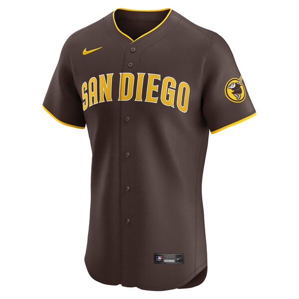 San Diego Padres Nike Alternate Elite Jersey - Brown/Camo/White - Image 3