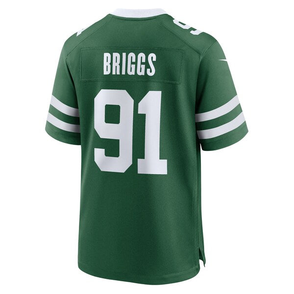 Jowon Briggs New York Jets Nike Team Game Jersey - Legacy Green - Image 3