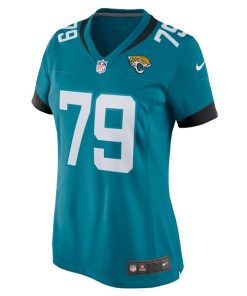 Alternative view of Luke Fortner Jacksonville Jaguars Nike Women's Game Jersey - Teal