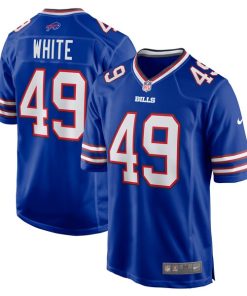 DaShaun White Buffalo Bills Nike Team Game Jersey - Royal