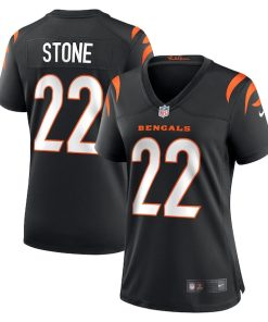 Geno Stone Cincinnati Bengals Nike Women's Game Jersey -  Black