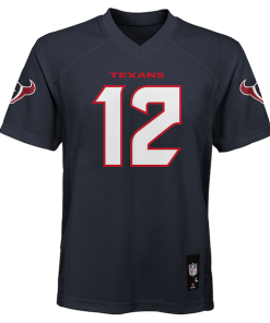 Alternative view of Nico Collins Houston Texans Youth Replica Player Jersey - Navy