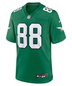 Alternative view of Dallas Goedert Philadelphia Eagles Nike Youth Game Jersey - Kelly Green