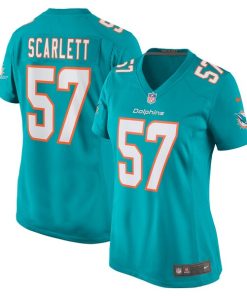Brennan Scarlett Miami Dolphins Nike Women's Game Jersey - Aqua