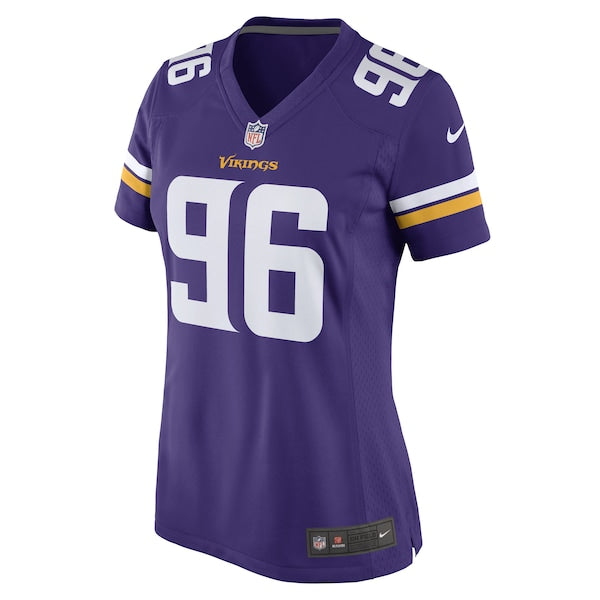 Ross Blacklock Minnesota Vikings Nike Women's Game Player Jersey - Purple - Image 3