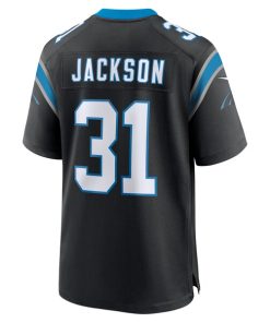 Alternative view of Lamar Jackson Carolina Panthers Nike  Game Jersey -  Black