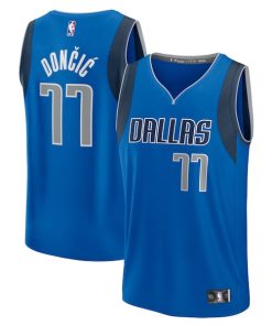 Luka Don?i? Dallas Mavericks  Fast Break Replica Player Jersey - Icon Edition - Blue