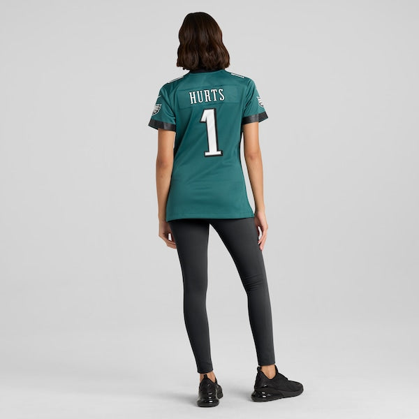Jalen Hurts Philadelphia Eagles Nike Women's Super Bowl LIX Game Player Jersey - Midnight Green - Image 3