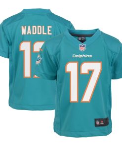 Jaylen Waddle Miami Dolphins Nike Preschool Game Jersey - Aqua