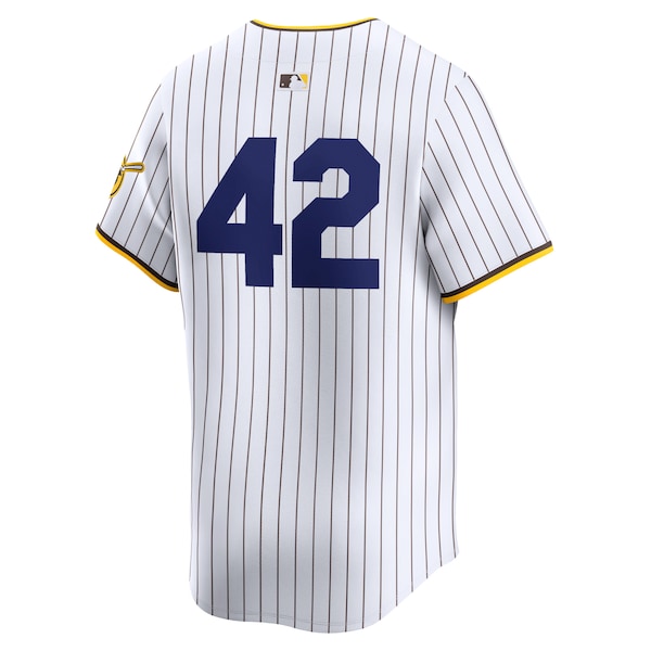 San Diego Padres Nike 2024 Jackie Robinson Day Home Limited Jersey?ยจC White - Image 3