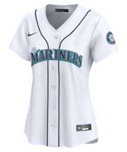 Alternative view of Julio Rodr¨ªguez Seattle Mariners Nike Women's Home Limited Jersey - White
