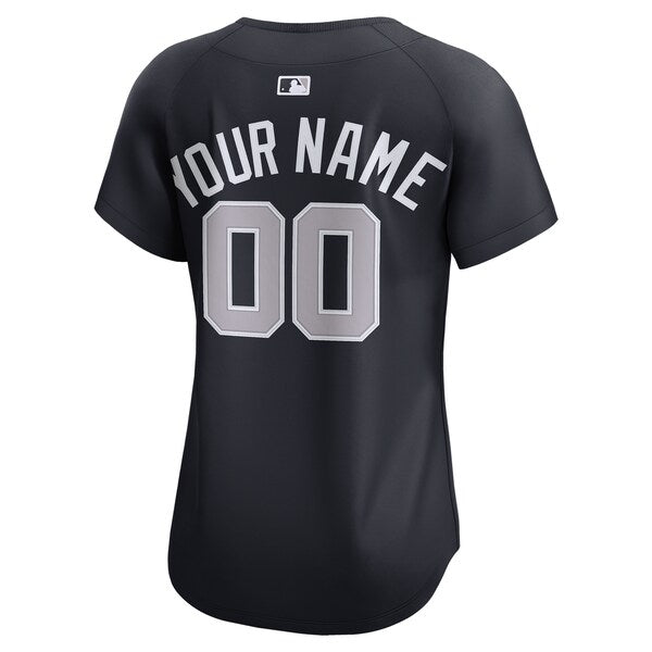 New York Yankees Nike Women's Alternate Limited Custom Jersey - Navy - Image 3
