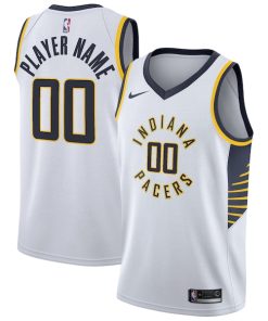 Indiana Pacers Nike 2020/21 Swingman Custom Jersey - Association Edition - White