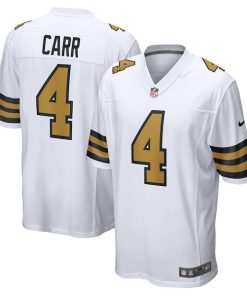 Derek Carr New Orleans Saints Nike Alternate Game Jersey -  White