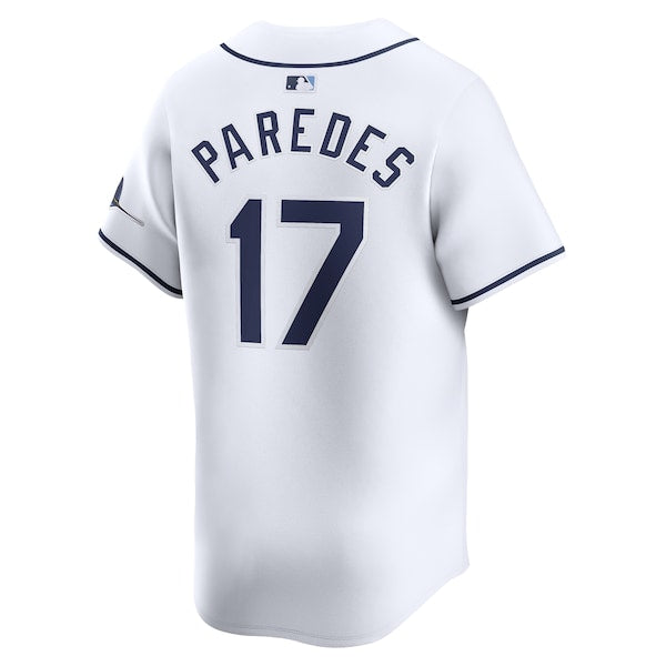 Isaac Paredes Tampa Bay Rays Nike Home Limited Player Jersey - White - Image 3