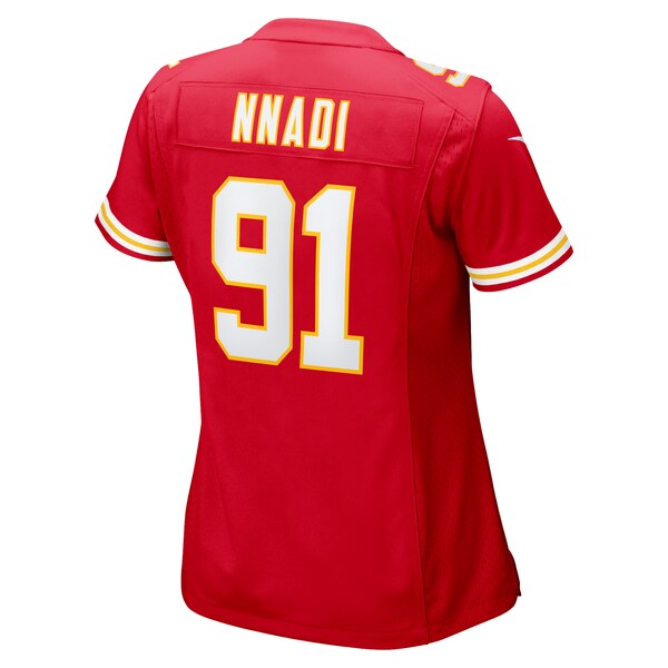Derrick Nnadi Kansas City Chiefs Nike Women's Game Jersey - Red - Image 3
