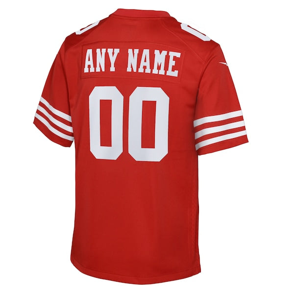San Francisco 49ers Nike Preschool Game Custom Jersey - Scarlet - Image 3