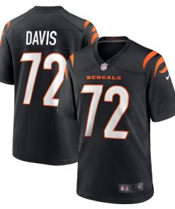 Domenique Davis Cincinnati Bengals Nike Game Player Jersey - Black